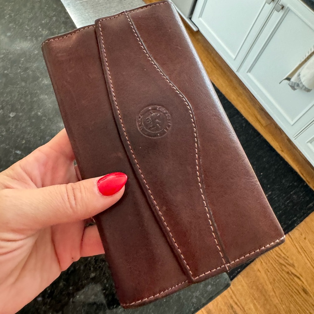 Los Robles Polo vintage leather wallet